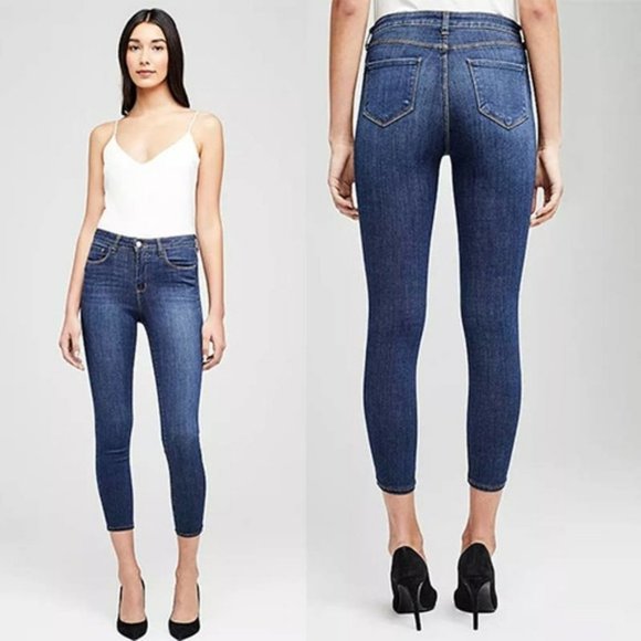 L'Agence Margot High-Rise Skinny Women's Denim Jeans Prime Blue Size: 24 NWT - Picture 1 of 10